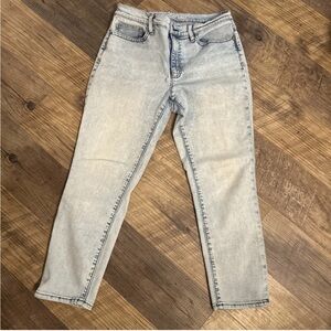 Lands end high rise 7/8 skinny ankle Light Blue Women's Jeans 10P